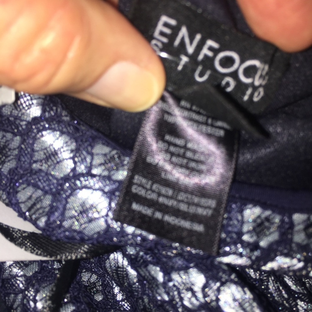 NWT Dress NWT Navy Blue Lace Moto - Picture 8 of 8